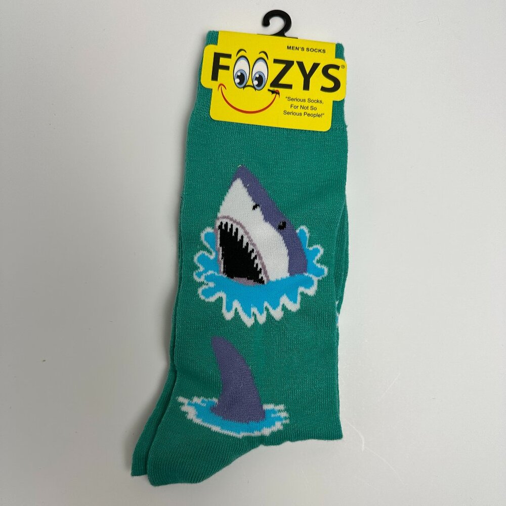 Foozys novelty socks Sharks